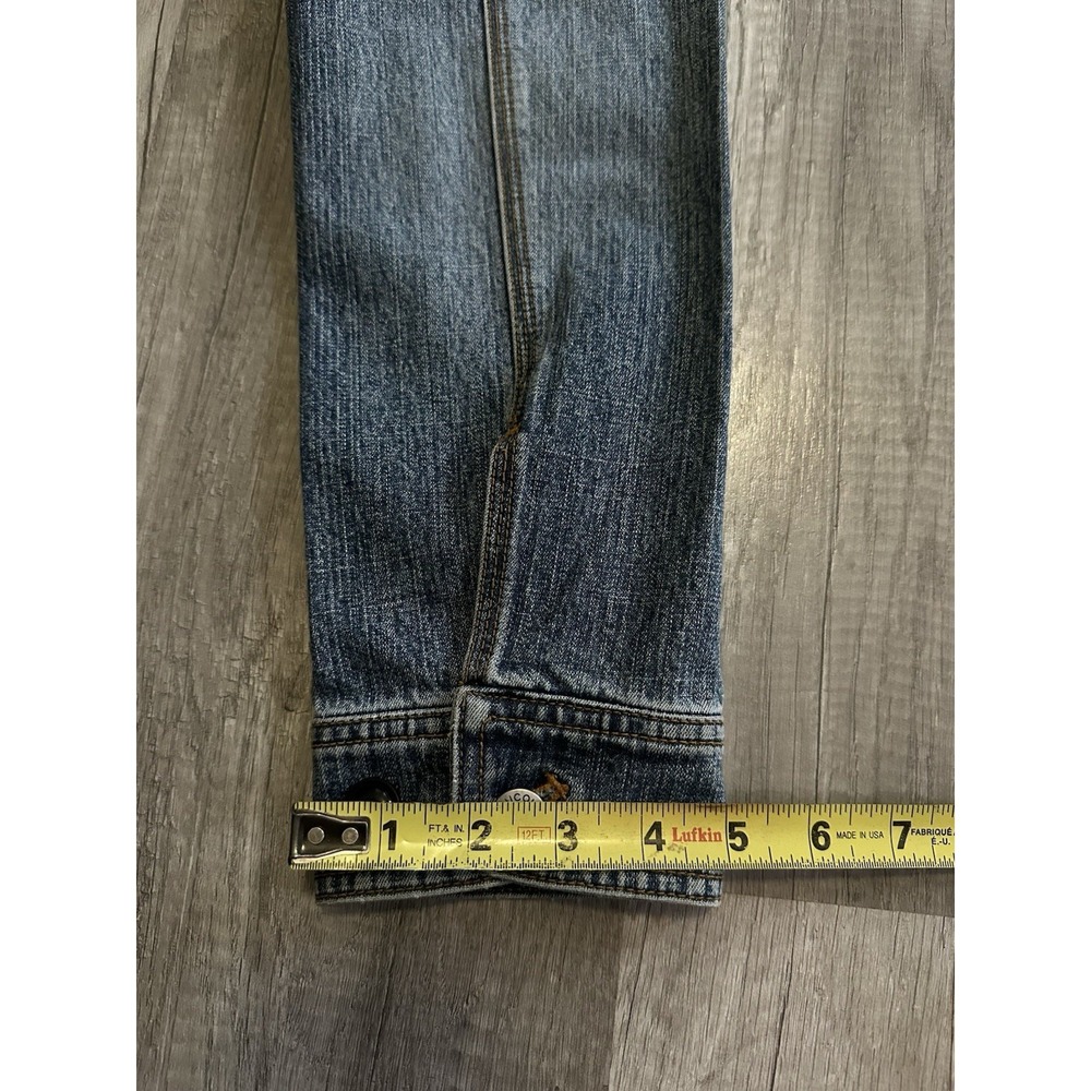 Chico's Design Y2K Denim Jacket Women's Size 0 Medium Wash - Picture 16 of 16